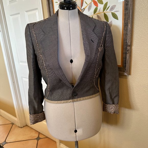 Mani by ARMANI Mens' UPCYCLED Blazer suit jacket - Picture 1 of 12